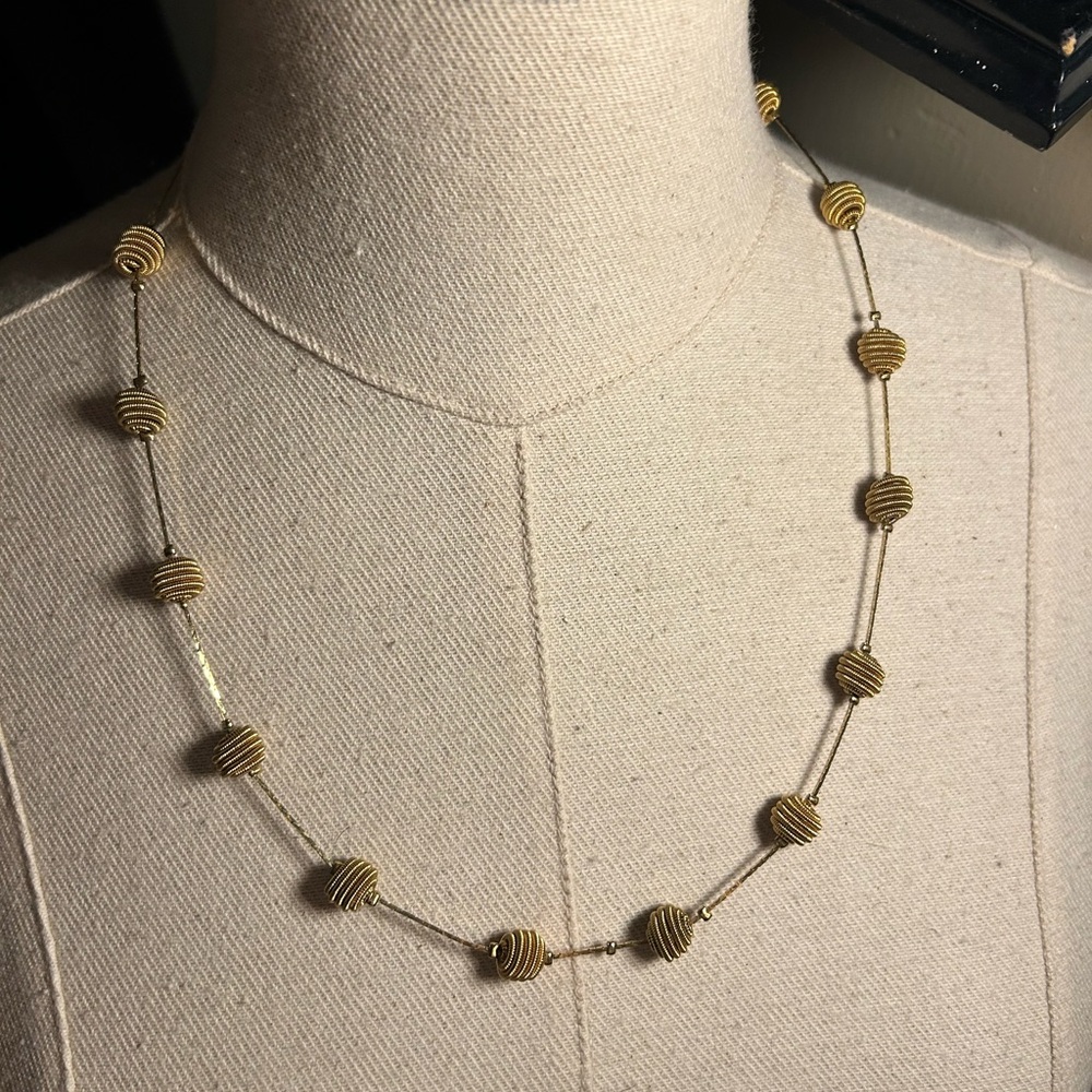 Napier Gold Beaded Necklace